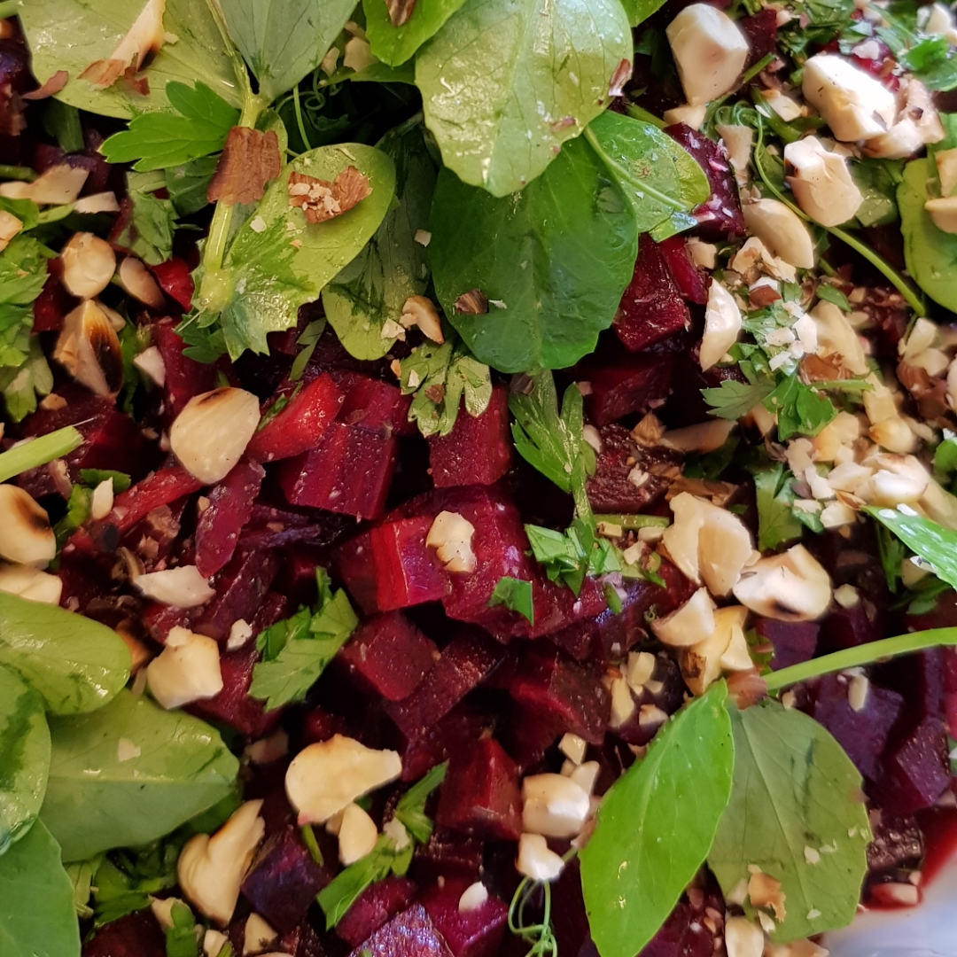 Råmarineret rødbedesalat
