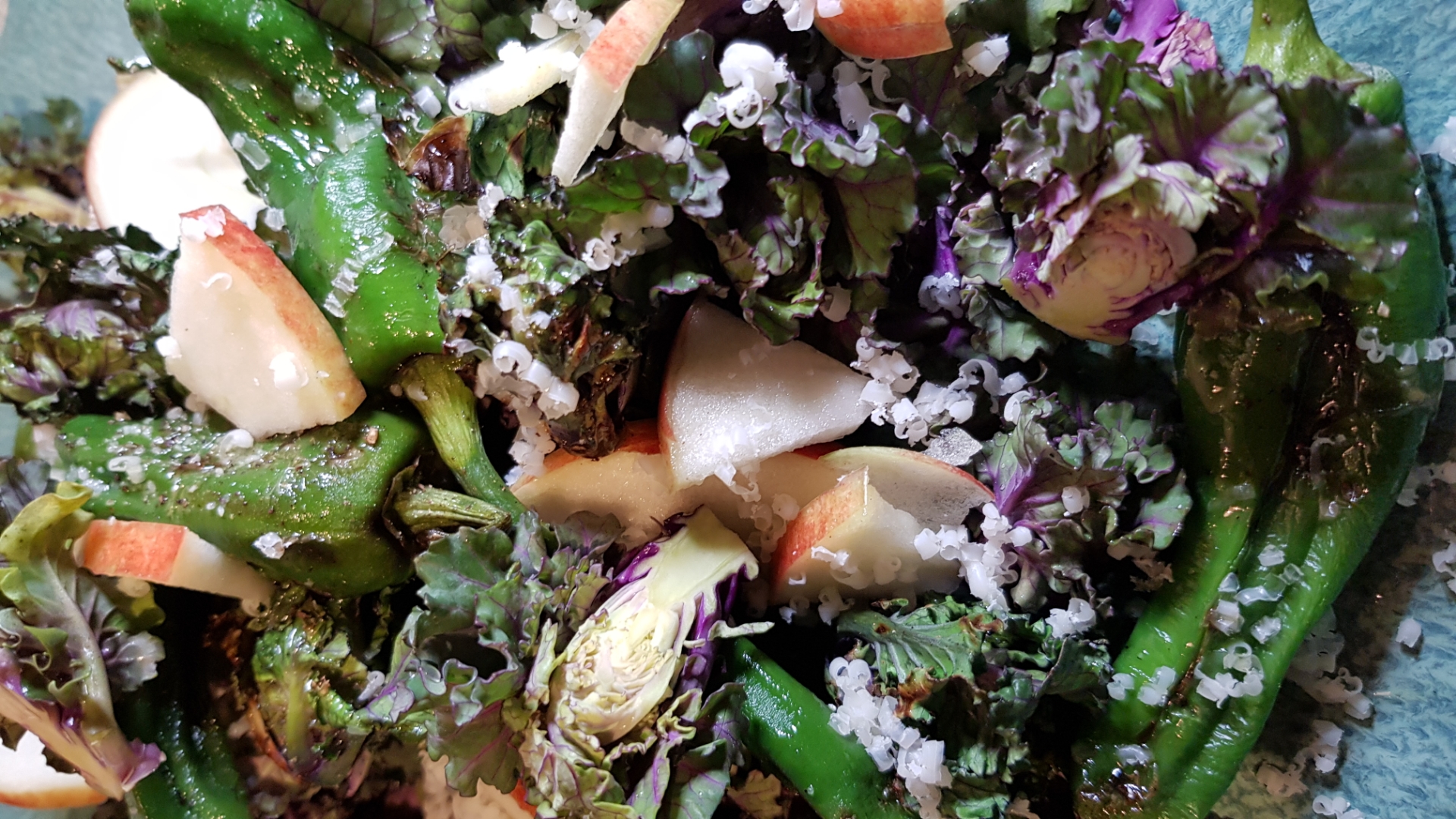 Flowersprout med Padron pebre