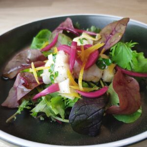 Salat med torsk opskrift